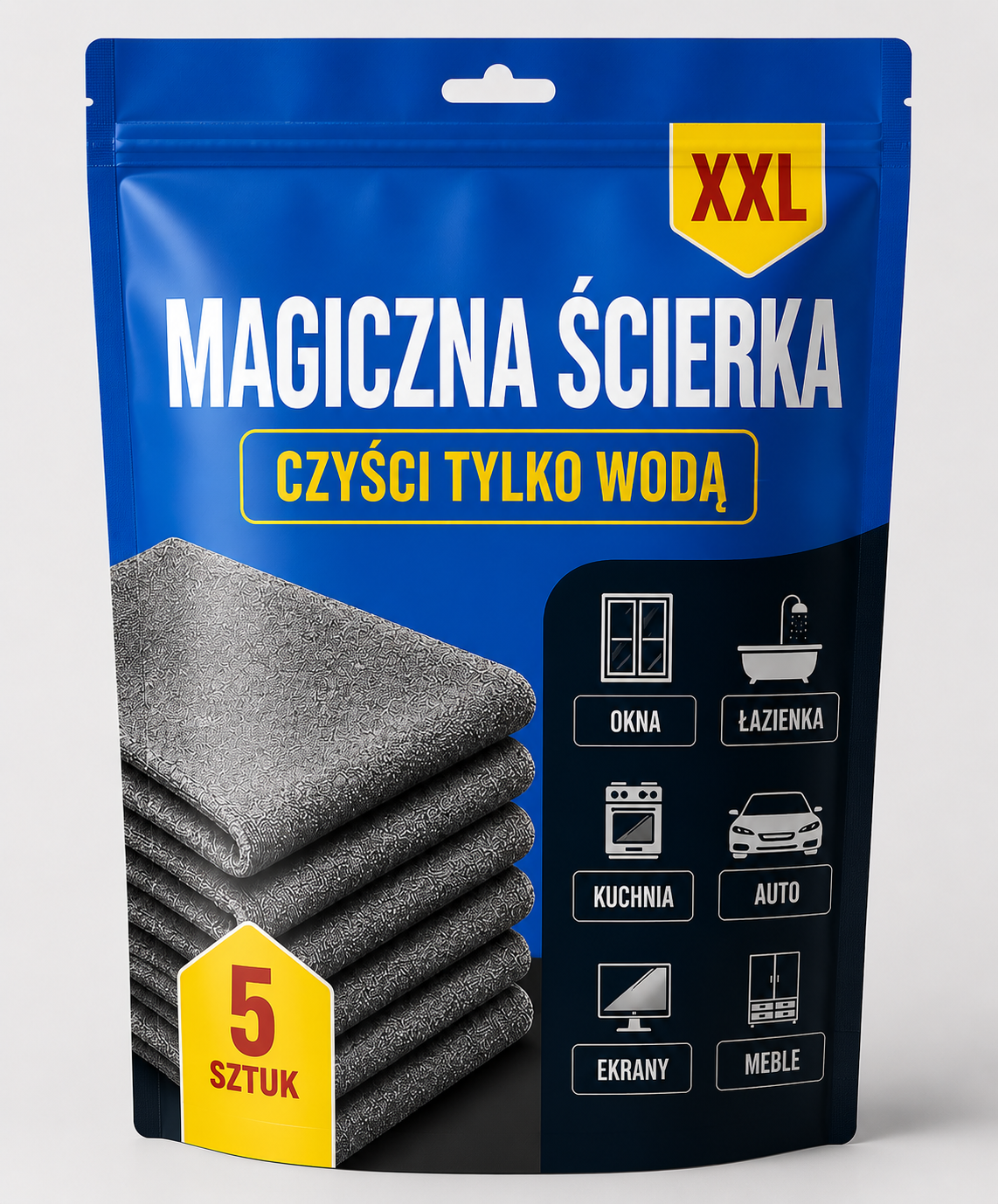 Magiczne Ściereczki – zestaw 5 sztuk